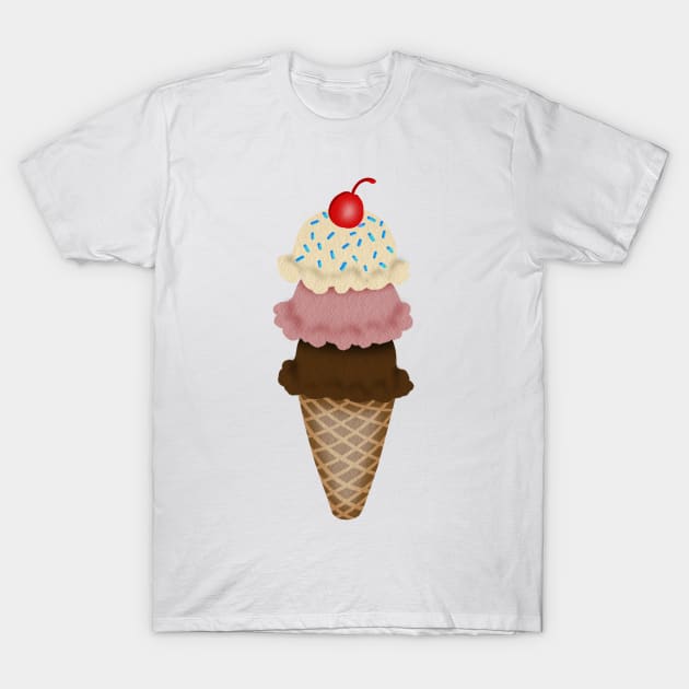 icecream cone T-Shirt by CandieFX 